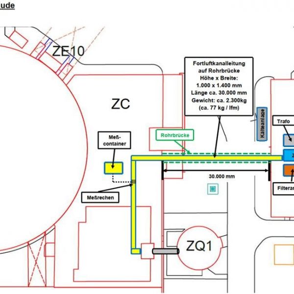 Bauvorhaben: KKG – Nukleare Ersatzlüftungsanlage Gebäude ZD